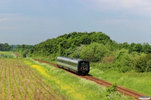 DSB MF 21 som RV 3738 Str-Fa. Km 92,6 Ho (Give-Gadbjerg) 02.06.2016.