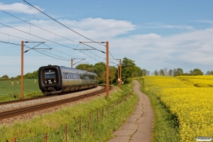 DSB MF 06+MF 15 som IC 161 Kh-Ab. Km 174,4 Kh (Holmstrup-Tommerup) 25.05.2017.