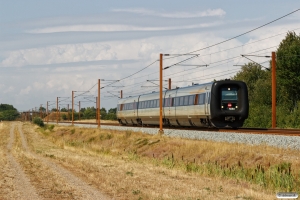 DSB MF 80 som IC 1185 Ar-Pa. Km 55,0 Fa (Sommersted-Vojens) 28.07.2018.