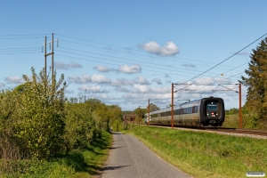 DSB MF 23+MF 36 som IC 124 Ar-Od. Km 173,6 Kh (Holmstrup-Tommerup) 11.05.2019.