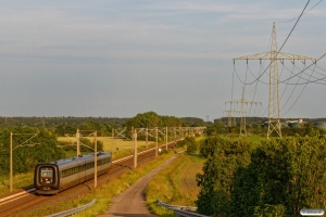 DSB MF 89 som IC 1187 Ar-Hamburg Hbf. Km 145,6 AA (Schuby-Jübek) 23.06.2019.