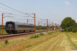 DSB MF 84 som IC 5736 Fa-Pa. Km 86,2 Fa (Rødekro-Tinglev) 26.06.2019.