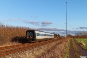 DSB MF 19 som IC 145 Kh-Ab. Km 4,4 Fa (Fredericia-Børkop) 28.01.2021.