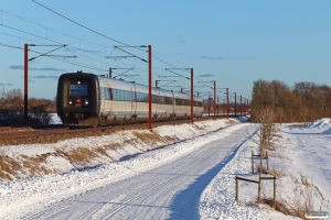 DSB MF 40+MF 73 som IC 153 Kh-Ab. Marslev 12.02.2021.