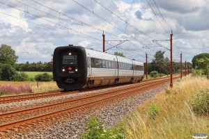 DSB MF 32 som RR 3334 Ar-Es. Km 36,4 Lk (Gørding-Bramming) 12.07.2023.