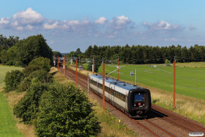 DSB MF 70 som IC 70125 Kh-Ar. Km 63,4 Fa (Horsens-Hovedgård) 25.06.2024.