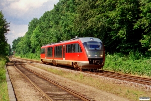 DSB MQ 52 som RV 2846 Od-Svg. Fruens Bøge 12.07.2002.