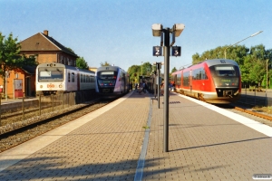 DSB MR/D 41 som RV 2854 Od-Svg, MQ 11 som RV 2855 Svg-Od og MQ 52 som RV 5055 Re-Od. Ringe 11.09.2002.