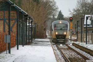 DSB MQ 14 som RV 2643 Re-Od. Fruens Bøge 09.02.2013.