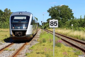 DSB MQ 25 som RV 4844 Gr-Ar. Hornslet 17.08.2016.