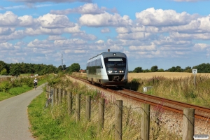 DSB MQ 30 som PA 4950 Ar-Odd. Km 24,8 Hov (Mølleparken-Nørrevænget) 17.08.2016.