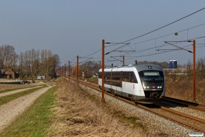 DSB MQ 29 som RV 2738 Fa-Od. Km 193,0 Kh (Gelsted-Ejby) 30.03.2019.