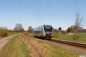 DSB MQ 28 som RV 4629 Od-Svg. Km 27,8 Od (Rudme-Kværndrup) 21.03.2020.