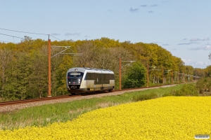 DSB MQ 12 som M 6753 Kj-Næ. Km 68,2 Kh (Tureby-Haslev) 14.05.2020.