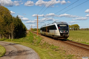 DSB MQ 12 som RØ 4863 Kj-Næ. Km 77,2 Kh (Haslev-Holme-Olstrup) 14.05.2020.