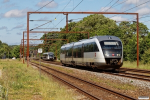 DSB MQ 23 som RV 2724 Fa-Od og MQ 26 som RV 2729 Od-Fa. Årup 14.06.2020.