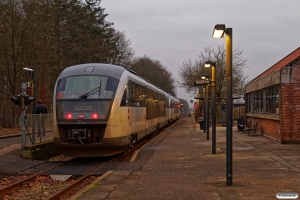 DSB MQ 14+MQ 13 som M 96309 Fa-Ho. Jelling 12.12.2020.