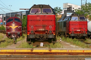 DSB MY 1101, RSC MZ 1453 og MZ 1456. København 07.08.2009.