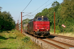 RSC MZ 1452 med GL 7454 Vm-Fa. Km 28,6 Fa (Kolding-Lunderskov) 20.08.2009.