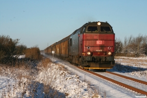 RSC MZ 1449 med G 6723 Bm-Tdr. Km 31,0 Bm (Rejsby-Brøns) 06.12.2012.