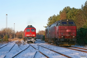 DB 232 583-5 med Tog 44753 Tdr-Maschen Rbf og RSC MZ 1449. Tønder 06.12.2012.