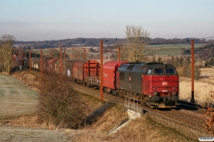 RSC MZ 1453 med GL 8642 Vm-Fa. Km 12,2 Fa (Taulov-Kolding) 15.03.2013.