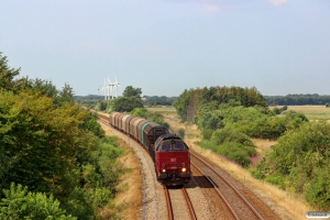 RSC MZ 1456 med GD 8706 Es-Fa. Km 42,8 Lk (Bramming-Tjæreborg) 02.08.2014.