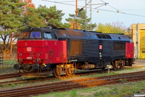 RSC MZ 1453 på værkstedsbogier. København 31.10.2015.