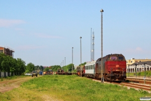 DBCSC MZ 1459 med vogne til G 8666 Ho-Pa. Holstebro 02.06.2016.