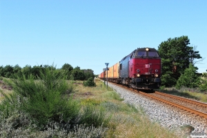 DBCSC MZ 1457 med Tog 146004 Fh-Sgb. Km 37,5 Fh (Hulsig-Frederikshavnsvej) 16.08.2016.