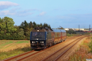 DSB ME 1524+S 001+WRm 603 som M 8149 Kh-Ab. Km 4,2 Fa (Fredericia-Børkop) 27.09.2014.