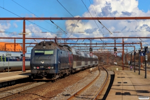 DSB ME 1526 med RØ 1536 Kb-Kk. Roskilde 03.04.2015.