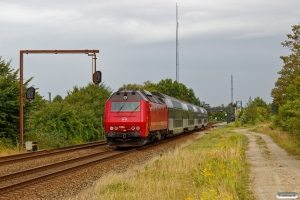 DSB ME 1514 med RØ 1820 Næ-Kk. Glumsø 15.08.2019.