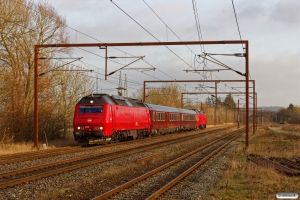 DSB ME 1531+S 001+WRm 603+ME 1536 som M 6545 Gb-Ar. Årup 30.12.2019.