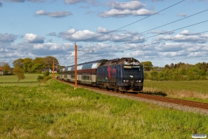 DSB ME 1534 med RØ 4865 Kj-Nf. Km 77,8 Kh (Haslev-Holme-Olstrup) 14.05.2020.