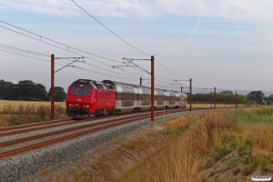 DSB ME 1503 med RØ 74821 Kk-Næ. Km 85,4 Kh (Glumsø-Næstved) 24.08.2021.