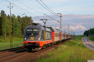 HCTOR 242.503 med RST 7142. Boxholm - Mjölby 07.06.2012.