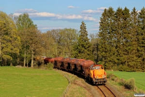 D-NRAIL 92 80 1261 307-3 med GT 60061. Värnamo - Forsheda 08.05.2016.