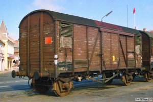 Vogn 19 (ex. Gkms 20 86 139 9 224-6). Svendborg 07.08.1988.