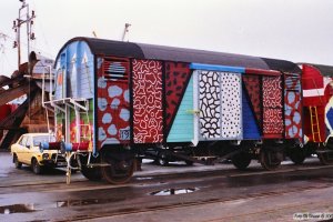 Vogn 19 (ex. Gkms 20 86 139 9 224-6). Svendborg 31.01.1990.