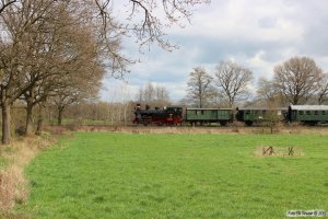 GE Q 350+Pw Posti6+Ci 14+Byg 642+Byg 547. Lentföhrden - Bad Bramstedt Kurhaus 27.04.2013.