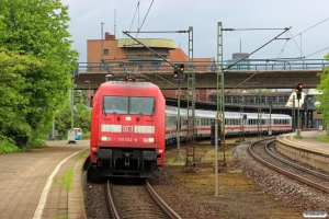 DB 101 014-9 med IC 2377. Hamburg-Harburg 10.05.2014.