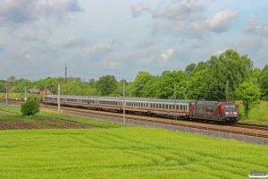 DB 101 110-5 med IC 2371. Radbruch - Bardowick 10.05.2014.