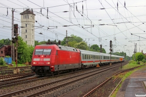 DB 101 120-4 med IC 2036. Verden 08.05.2014.