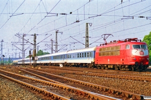 DB 103 211-9. Hamburg-Harburg 11.05.1990.