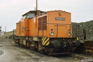 DR 111 004-8. Neuruppin 28.03.1991.