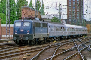 DB 110 155-9. Köln Hbf 14.07.1989.