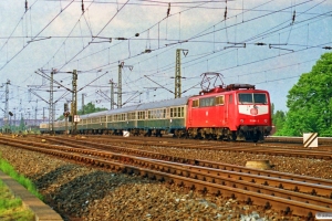 DB 111 068-3. Hamburg-Harburg 11.05.1990.