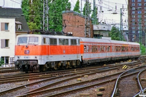 DB 111 168-1. Köln Hbf 14.07.1989.