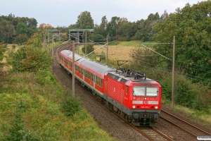 DB 143 211-1 med RB 21073. Flensburg-Weiche 24.09.2011.